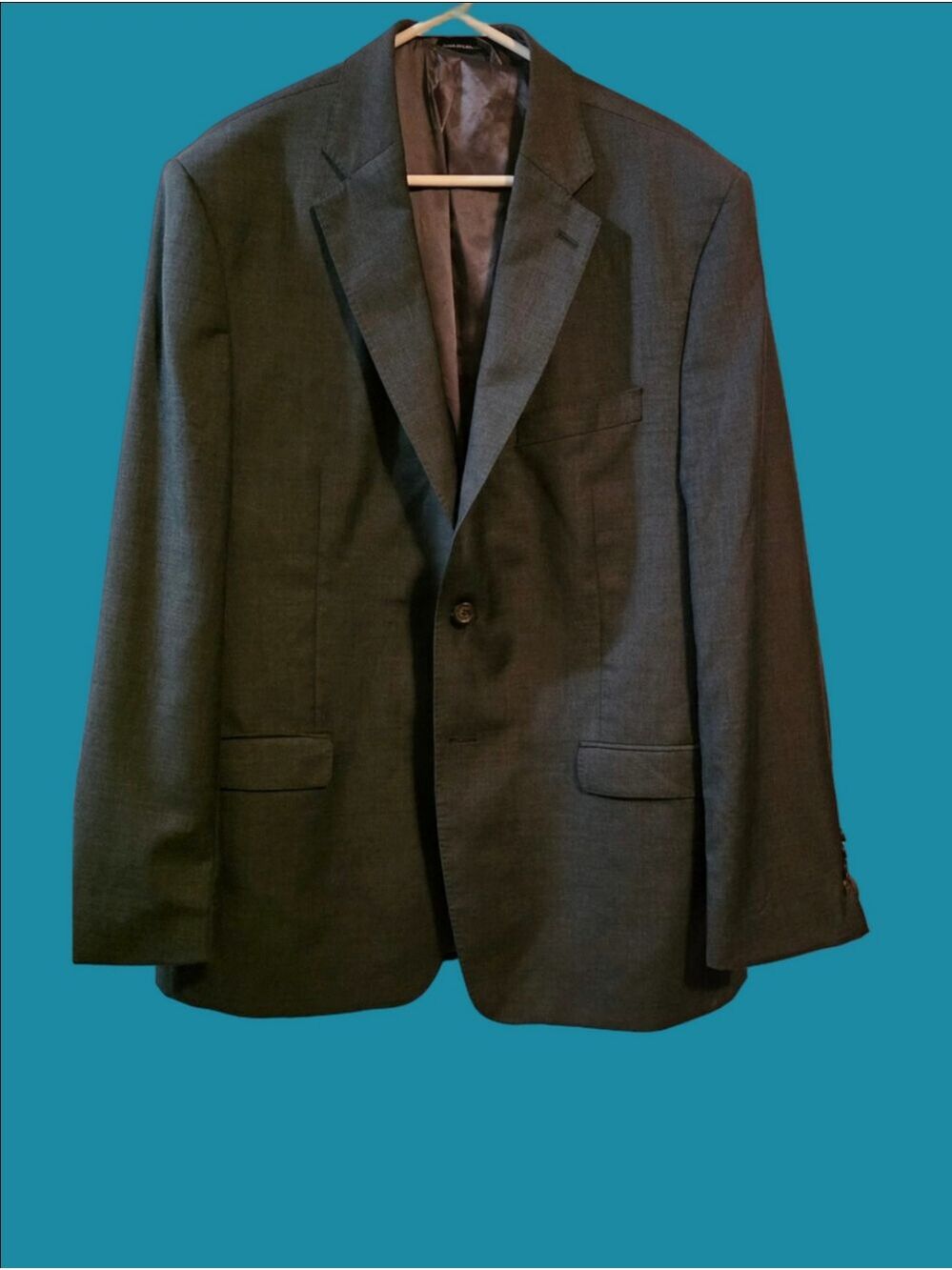 4/$97 Deal! Ralph Lauren Men's Dark Charcoal Gray Wool Blazer